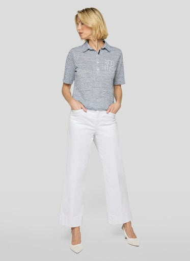 Polo's korte mouw blauw Rabe