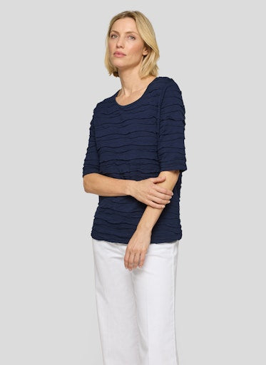 T-shirts korte mouw blauw Rabe