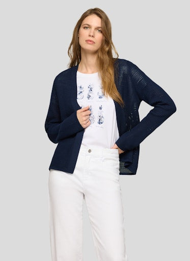 Cardigans blauw Rabe
