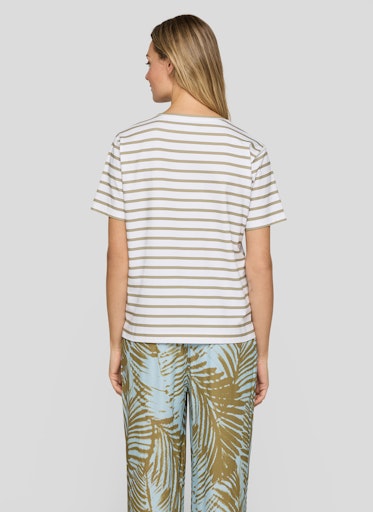 T-shirts korte mouw groen Rabe