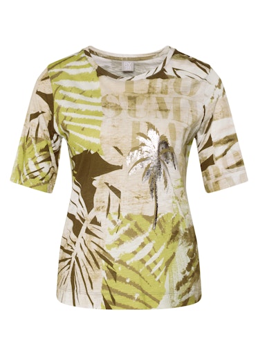 T-shirts korte mouw groen Rabe