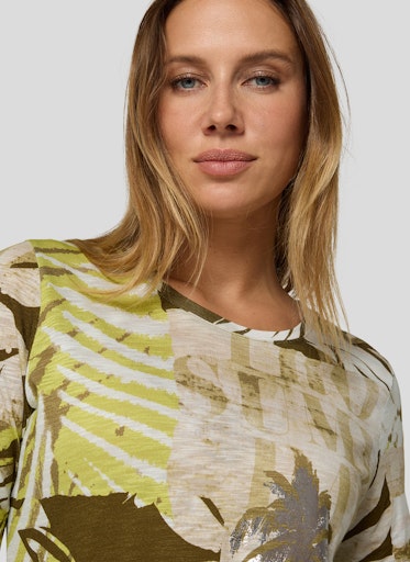 T-shirts korte mouw groen Rabe
