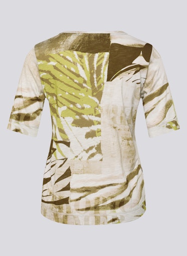 T-shirts korte mouw groen Rabe