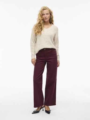 Jeans bordeaux VILA