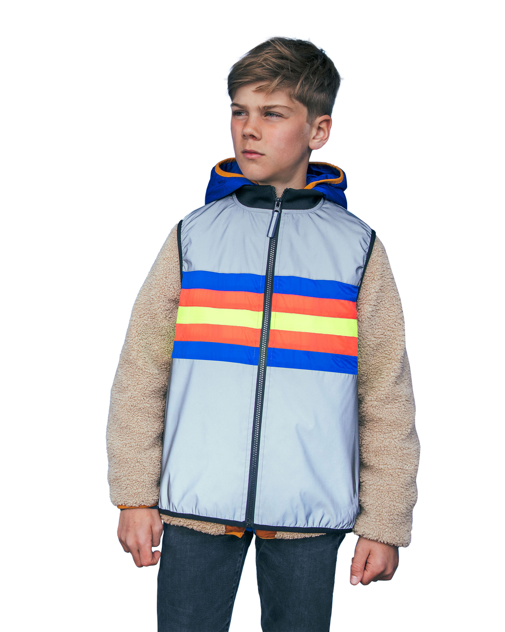 Fluohesjes grijs gofluo