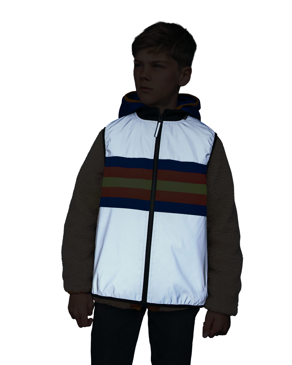 Fluohesjes grijs gofluo