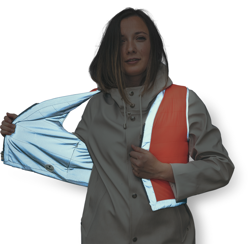 Fluohesjes rood gofluo