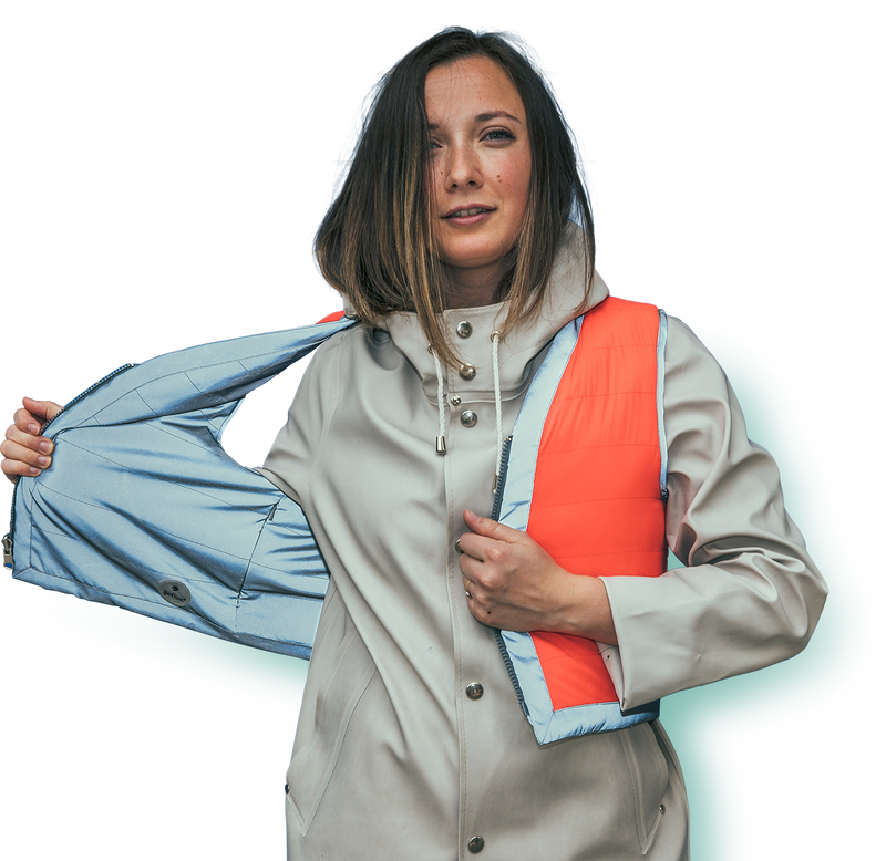 Fluohesjes rood gofluo