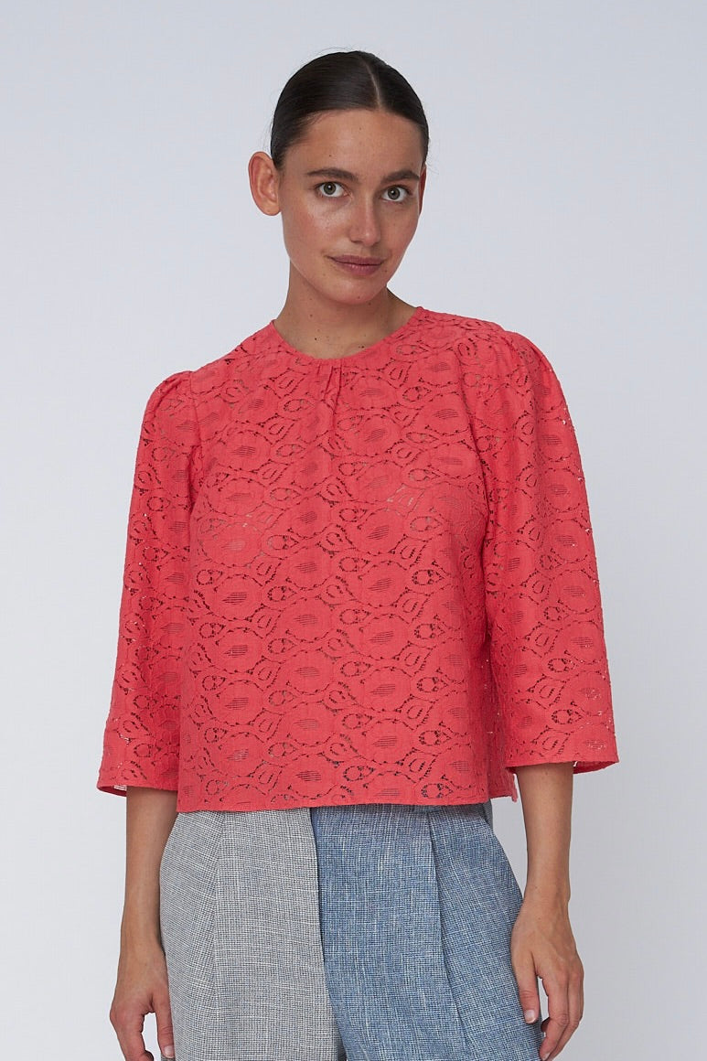 Blouses lange mouw roze STELLA NOVA