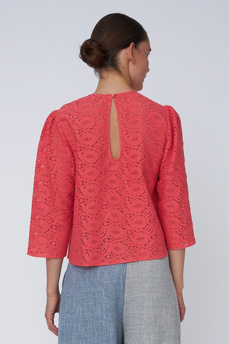Blouses lange mouw roze STELLA NOVA