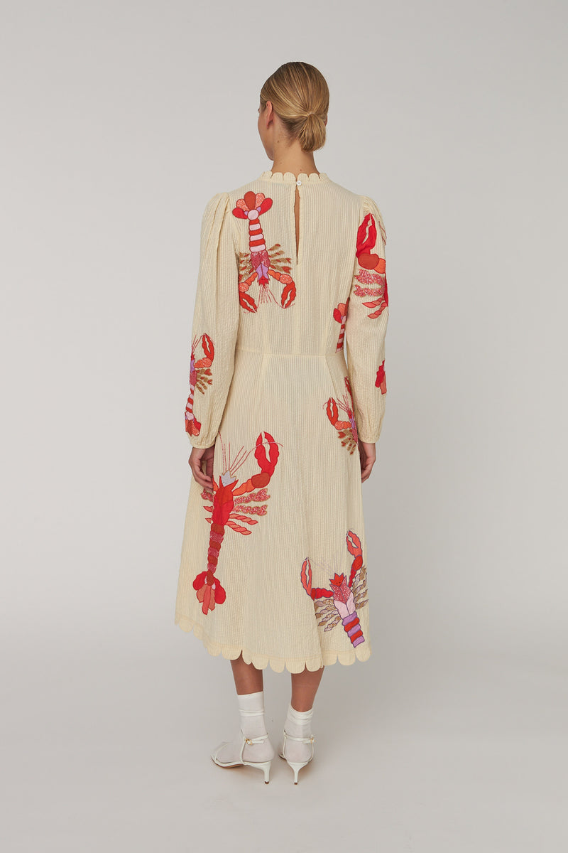 Jurken lange mouw multicolor STELLA NOVA