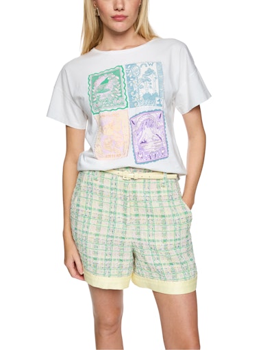 T-shirts korte mouw wit Marc Cain