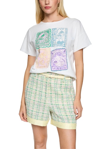 T-shirts korte mouw wit Marc Cain