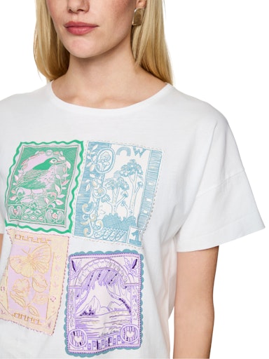 T-shirts korte mouw wit Marc Cain