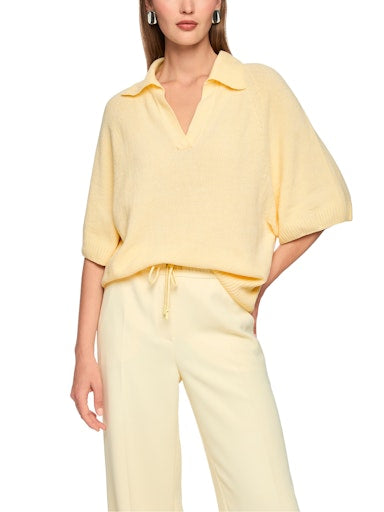 Polo's korte mouw geel Marc Cain Sports