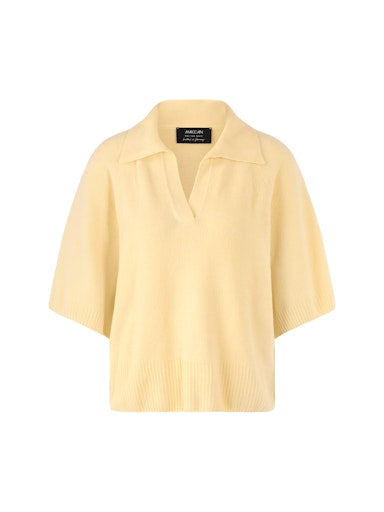 Polo's korte mouw geel Marc Cain Sports