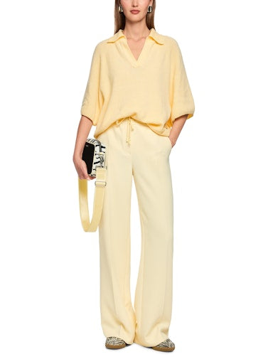 Polo's korte mouw geel Marc Cain Sports