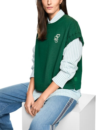 T-shirts korte mouw groen Marc Cain Sports