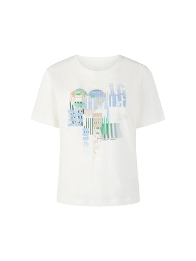 T-shirts korte mouw wit Marc Cain Sports