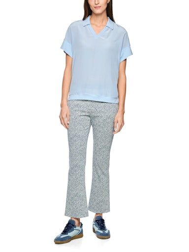 Blouses korte mouw blauw Marc Cain Sports