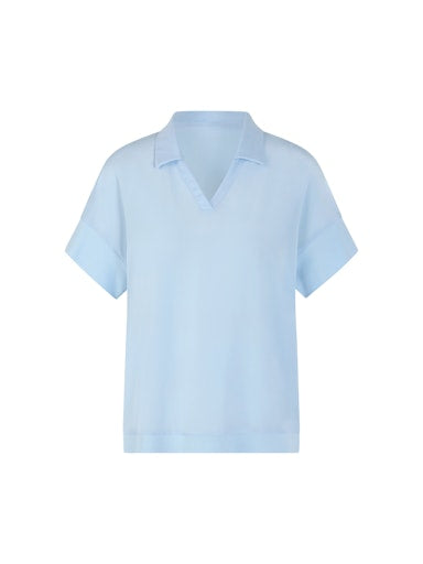 Blouses korte mouw blauw Marc Cain Sports