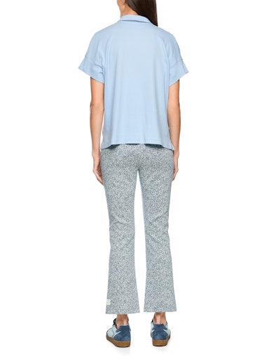 Blouses korte mouw blauw Marc Cain Sports