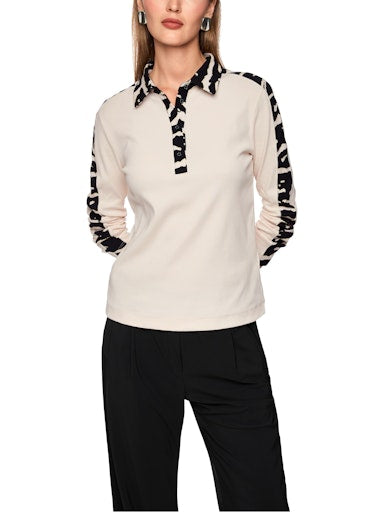 Polo's lange mouw zwart Marc Cain Sports