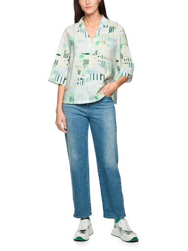 Blouses lange mouw blauw Marc Cain Sports
