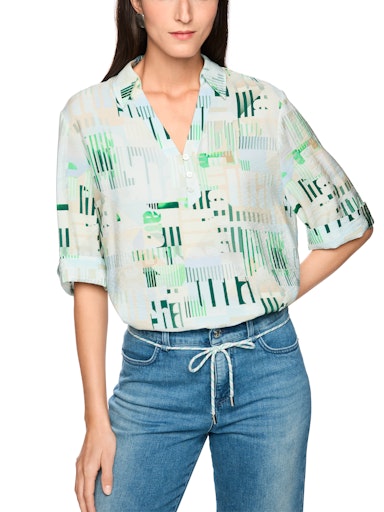 Blouses lange mouw blauw Marc Cain Sports