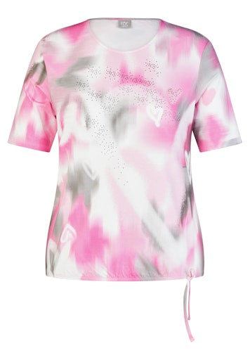 T-shirts korte mouw roze Rabe