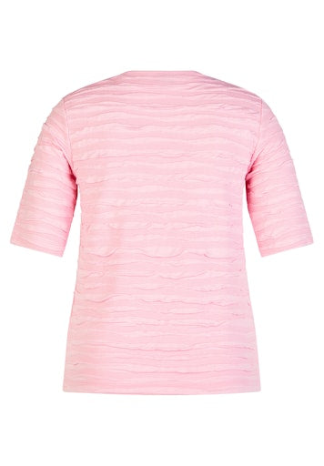 T-shirts korte mouw paars Rabe