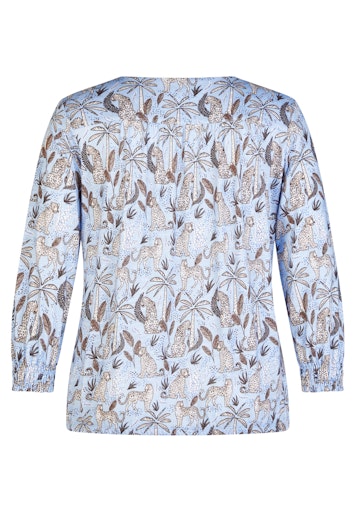 T-shirts lange mouw blauw Rabe