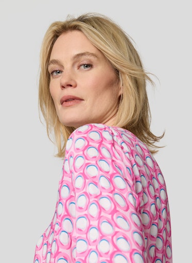 Blouses lange mouw roze Rabe