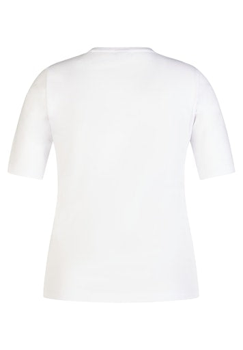 T-shirts korte mouw wit Rabe