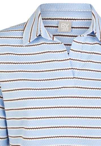 Polo's korte mouw blauw Rabe