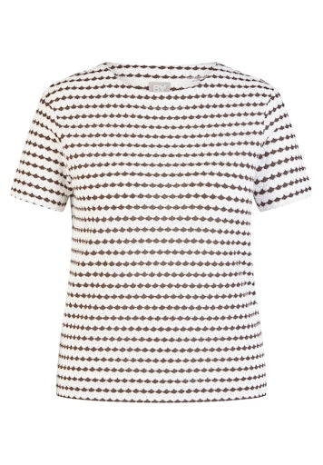 T-shirts korte mouw bruin Rabe