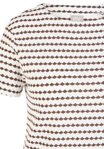 T-shirts korte mouw bruin Rabe