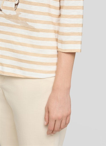 T-shirts lange mouw bruin Rabe