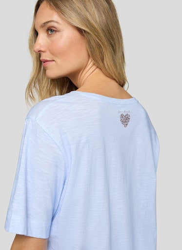 T-shirts korte mouw blauw Rabe