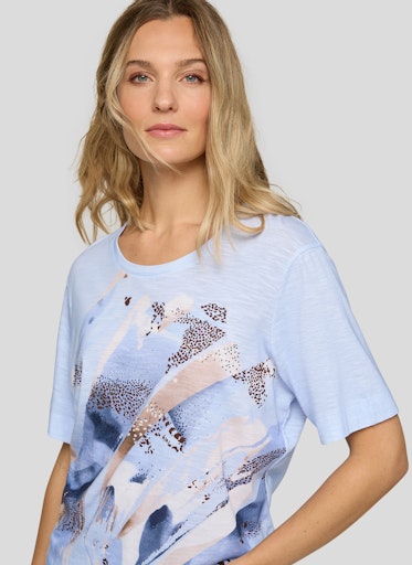 T-shirts korte mouw blauw Rabe