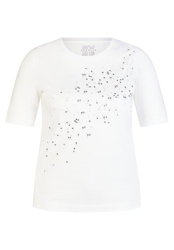 T-shirts korte mouw wit Rabe