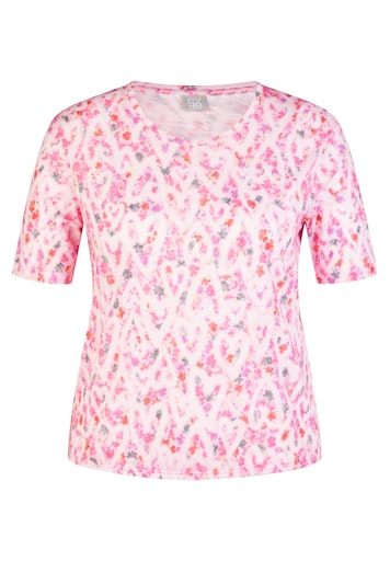 T-shirts korte mouw paars Rabe