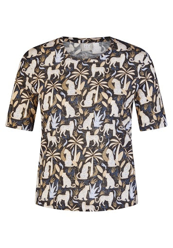 T-shirts korte mouw zwart Rabe