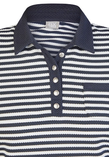 Polo's lange mouw blauw Rabe