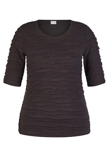 T-shirts korte mouw zwart Rabe