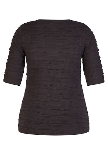 T-shirts korte mouw zwart Rabe