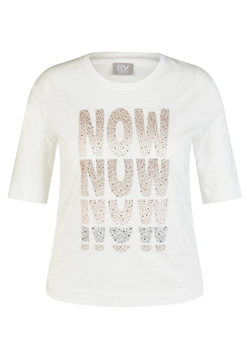 T-shirts korte mouw beige Rabe