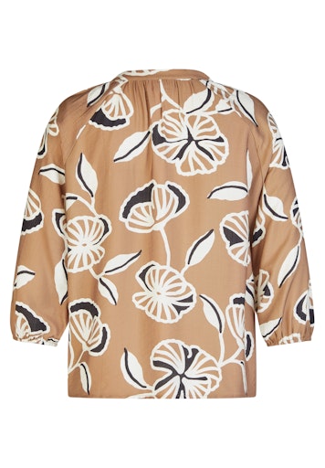 Blouses lange mouw beige Rabe