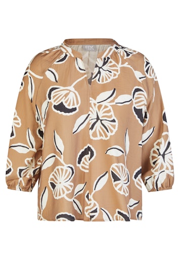 Blouses lange mouw beige Rabe