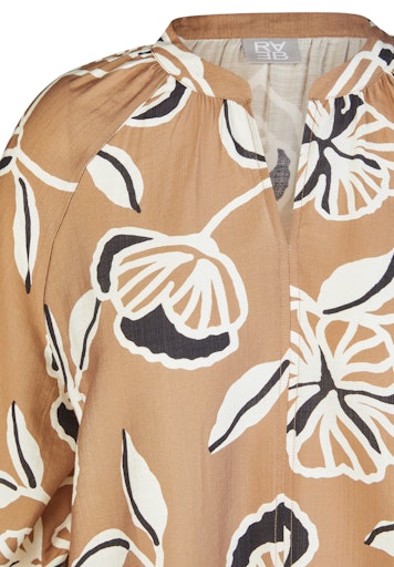 Blouses lange mouw beige Rabe
